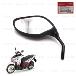 กระจกติดรถมอเตอร์ไซค์ กระจกมองข้าง ข้างซ้าย ของแท้ 1 ชิ้น สีดำ,ใส สำหรับ Honda Click 125i ปี 2015-2018